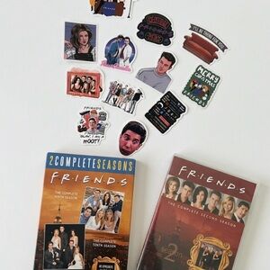 NEW AND SEALED FRIENDS DVD Box Set with 12 Stickers - seasons 2,9,10